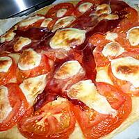 recette Tarte aux tomates jambon cru et mozzarella