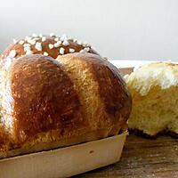 recette La VRAIE brioche du boulanger (sans lait)