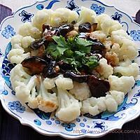 recette Chou-fleur et champignons à la sauce d'huître