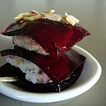 recette millefeuille transparent au chèvre