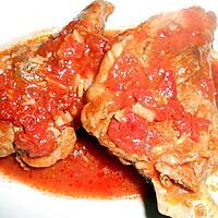 recette RAGOUT DE SANGLIER SAUCE TOMATE