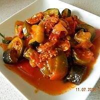 recette Ratatouille au chorizo