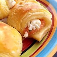 recette Croissant saumon fumé/mascarpone