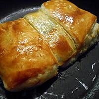 recette Feuilleté au saumon