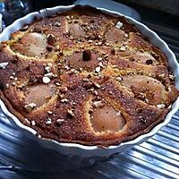 recette Tarte au poire et aux amandes