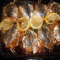 recette Filet de sardines aux raisins blonds