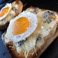 recette Croque madame roquefort