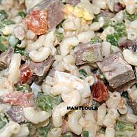 recette Langue de boeuf à la salade de pâtes