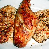 recette GRILLADES DE POULET LAPIN (Marinade provençale)