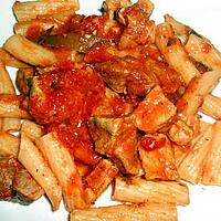 recette SAUCE TOMATE AU RAGOUT DE PORC