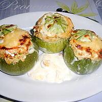 recette MES PETITES COURGETTES FARCIES