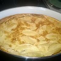 recette clafoutis pommes caramélisées et poires