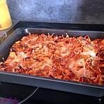 recette Gratin de pâtes, courgette, tomate et tomme