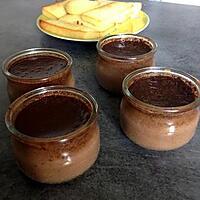 recette Crèmes au chocolat