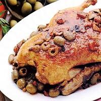 recette CANARD AUX OLIVES