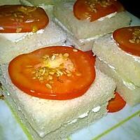 recette toasts de fromage frais et concombre