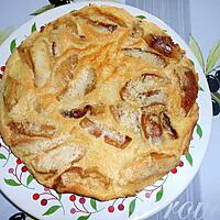 recette CLAFOUTIS POMMES CARAMELISEES