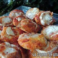 recette Minis pizzas chèvre