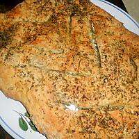 recette Fougasse aux herbes et parmesan