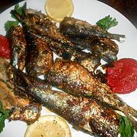 recette Filets de sardines farcis et grillés