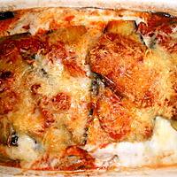 recette GRATIN D'AUBERGINES (PARMIGIANA)