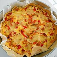 recette Tarte aux accents de Provence au poulet et tomates