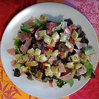 recette salade folies régionales ( recette d' un petit restaurant super sympa)