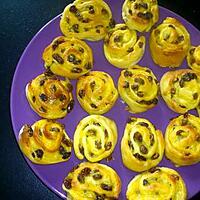 recette mini pain au raisin