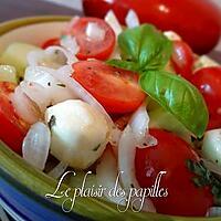 recette ~Tomates raisins et bocconcini~
