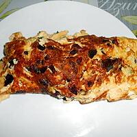 recette OMELETTE AUX GESIERS DE CANARD CONFITS