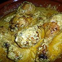 recette Pilons de poulet au curry en papillotte