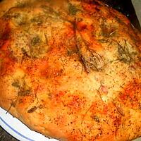 recette Focaccia au jambon et au thym