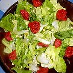 recette Salade de laitue aux tomates grappes confites