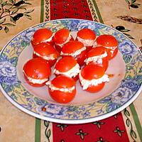recette tomates cerise au fromage ail et fines herbes