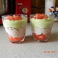 recette Verrine thon tomate avocat