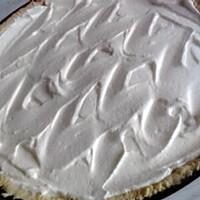 recette tarte à la crème sur lit de prunes caramélisé