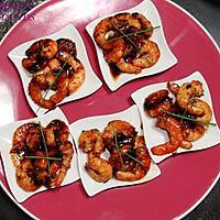 recette SUR LE POUCE ......CREVETTES SAUTEES FACON THAI