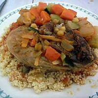 recette couscous poulet aux ECORCES DE PASTEQUE