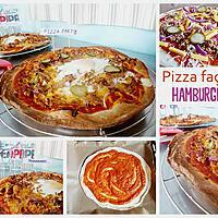 recette Pizza façon hamburger