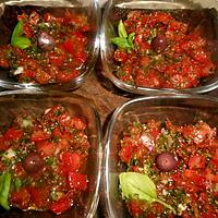 recette Tartare de tomates