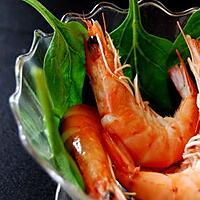 recette Salade de pousses aux crevettes