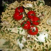 recette Fusilli lunghi aux petites seiches