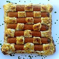 recette damier feuilletée