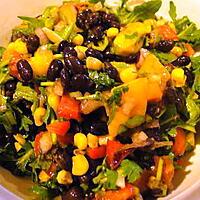 recette Salade mexicaine aux haricots noirs