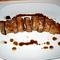 recette Filet mignon au gros sel et vinaigre balsamique