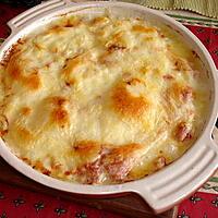 recette gratin de crozets au jambon et fromage à raclette