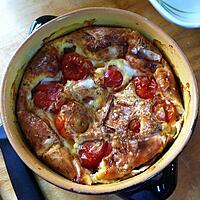 recette Clafoutis tomates-chèvre