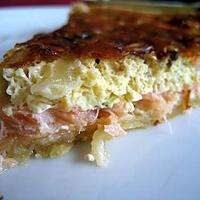 recette quiche poireaux/saumon