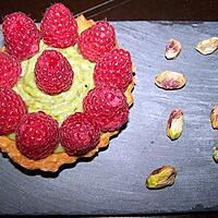 recette Tartelette Framboise / Pistache