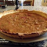 recette TARTE A LA RHUBARBE.